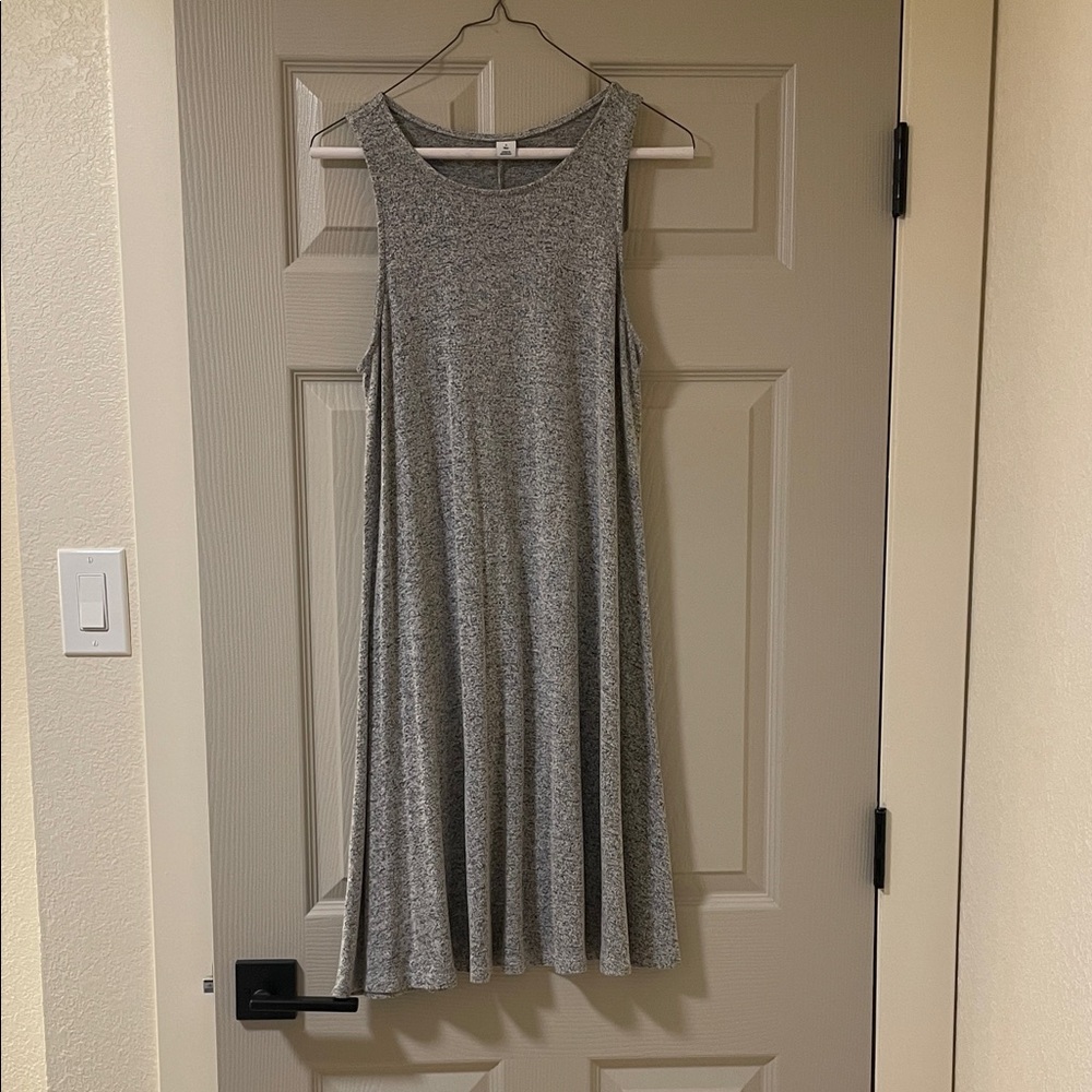 Old Navy Gray Midi Dress